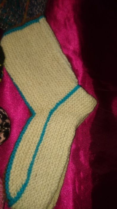 ръчно изплетени дамски терлици