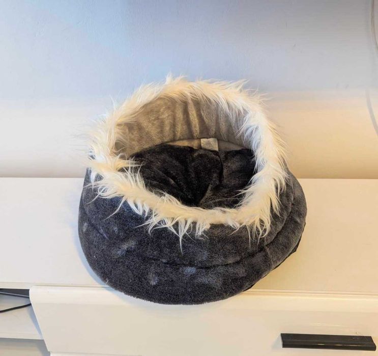 Pat Trixie Minou Soft, 60x28 cm, Gri/Gri Deschis pentru pisici