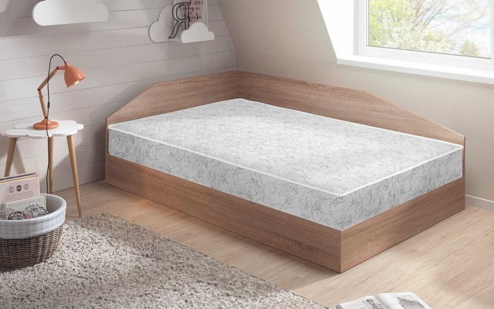 Pat 120x190 cm, cu loc de depozitare generos