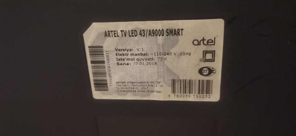 Artel smart televizor
