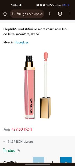 Hourglass Mascara și Lip Gloss