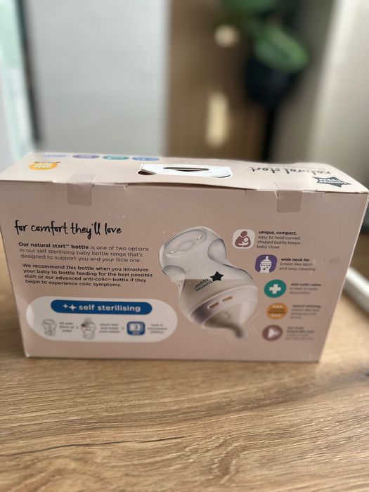 НОВ. Продавам комплект 3 шишета Tommee Tippee Natural Start