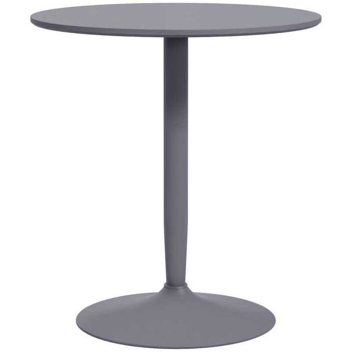 Трапезна маса HOMCOM за 2 души, стоманена основа, 70 x 70 x 75см