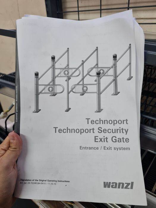 Автоматична входна вратичка / бариера  Wanzl Technoport