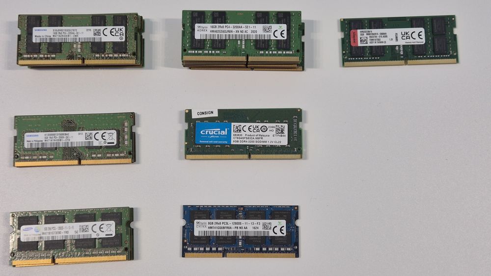 RAM Laptop DDR5, DDR4 si DDR3
