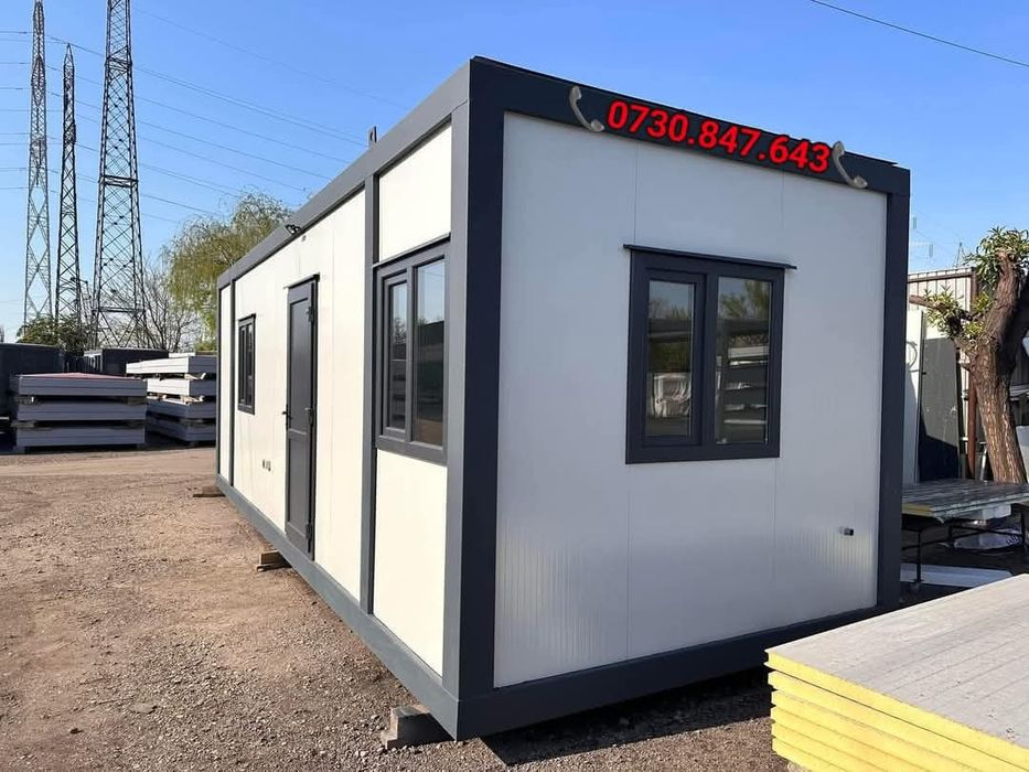 Container modular pentru cafenea/ birouri/ vestiar/ vitrina/ chiosc