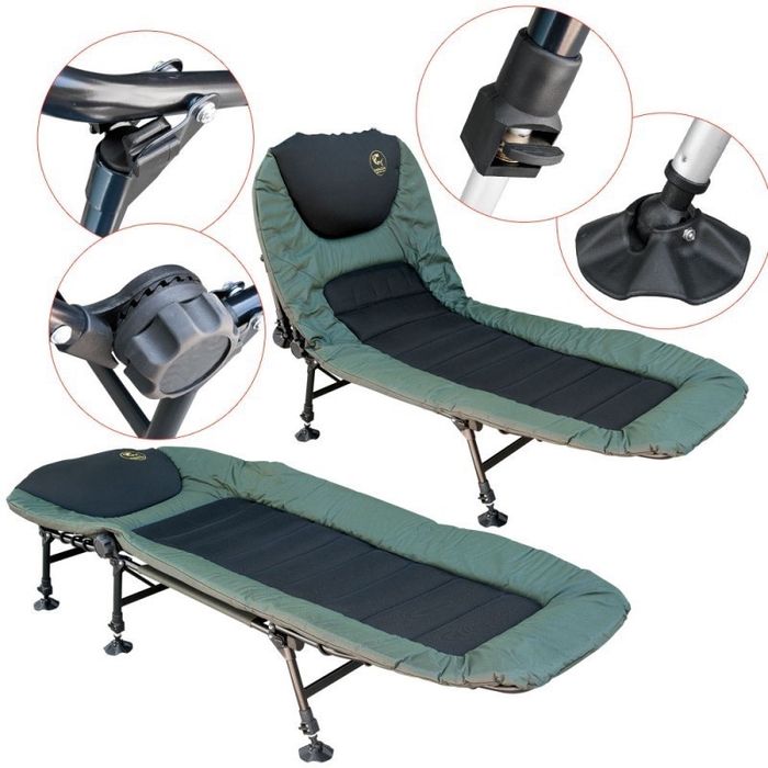 Pat pliant Baracuda HYB026, pentru pescuit la crap,