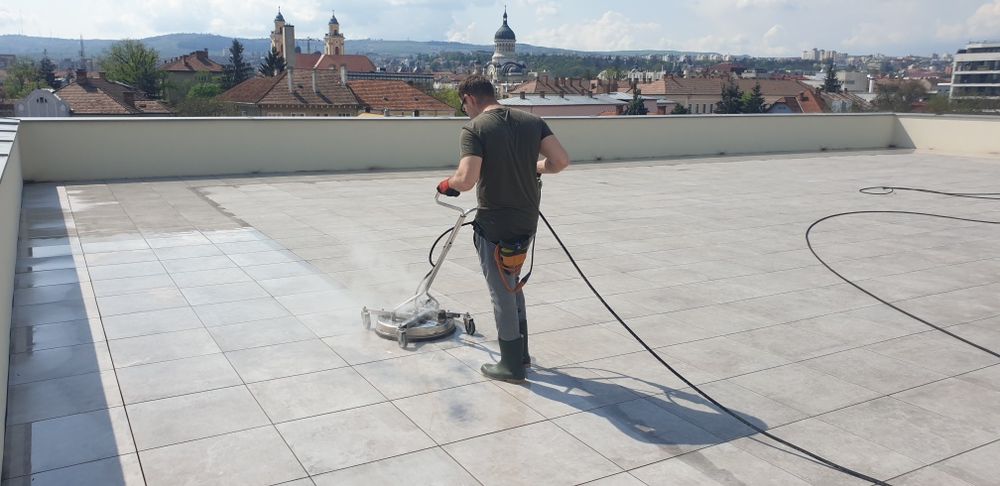 Spalare Pavaj, Spalare Clădiri cu jet de apa sub presiune