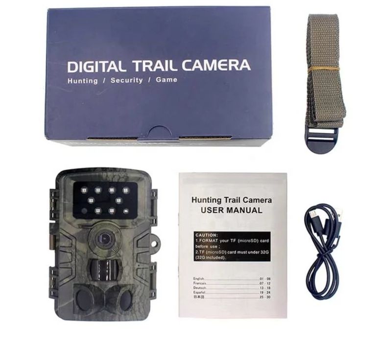 Ловна камера PR700 20MP 1080P 120° Автоматичо нощно виждане