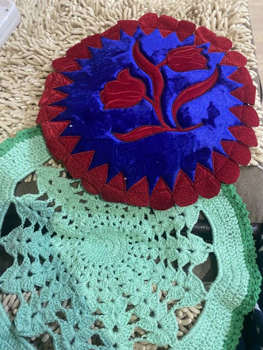 Вязаные носки,прихватки