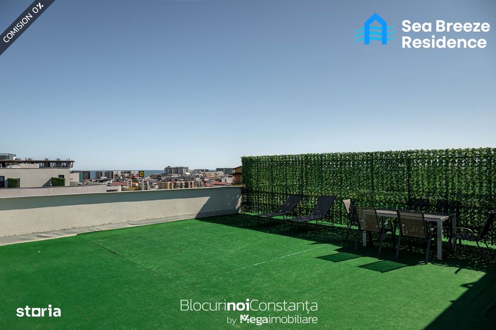#Penthouse mobilat și utilat · terasă 110mp | zona Lidl, Mamaia Nord