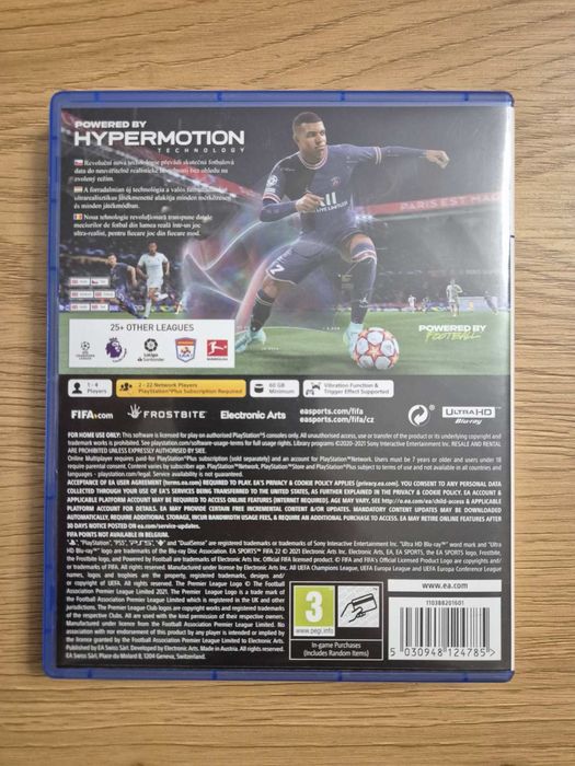 FIFA 22, PS5, Много запазена