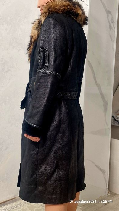 Кожанная дубленка