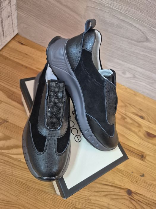 Кроссовки осенние кожа/замша