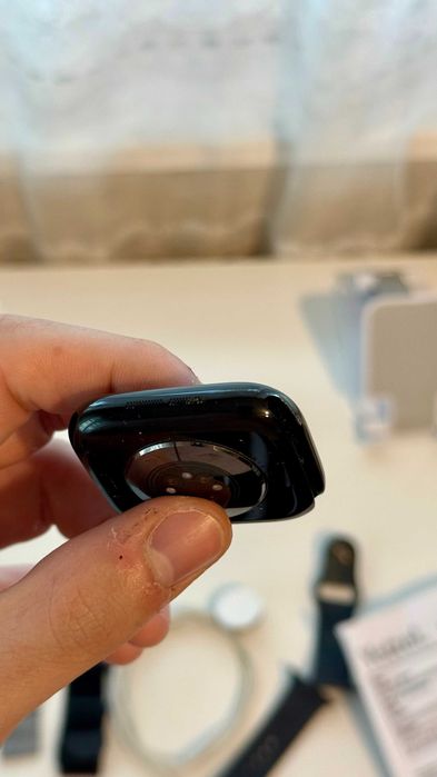 Apple Watch Series 10 (46mm) Black Aluminum / Валидна гаранция до 01.2027 г. / 94% батерия + Подарък каишки