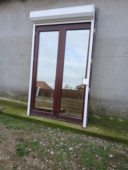 Ușă termopan wenge