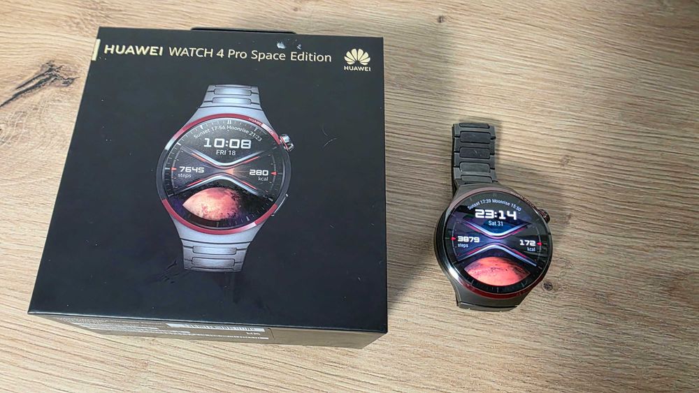 Huawei Watch 4 Pro, Space Edition Grey Aerospace-Grade, Titanium Case