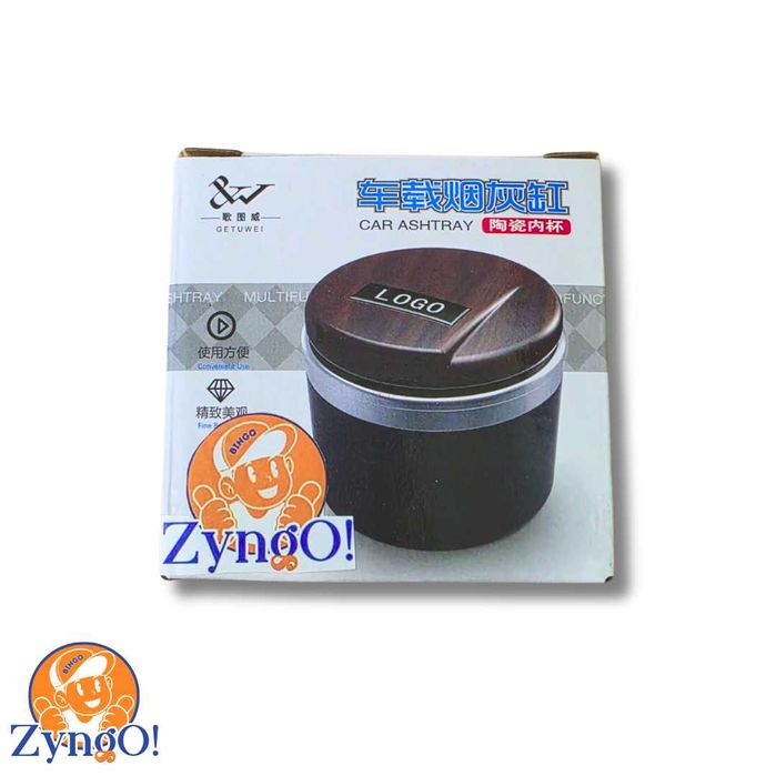 Стилен автомобилен пепелник с LED подсветка