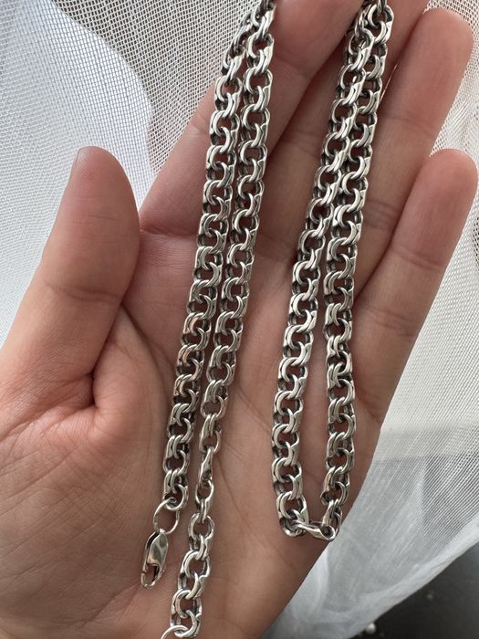Цепь серебро 925 бисмарк