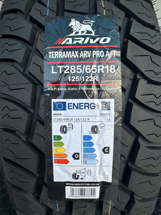 Нови джипови гуми ARIVO TERRAMAX ARV PRO A/T 285/65R18 125/122R БОРД 2856518