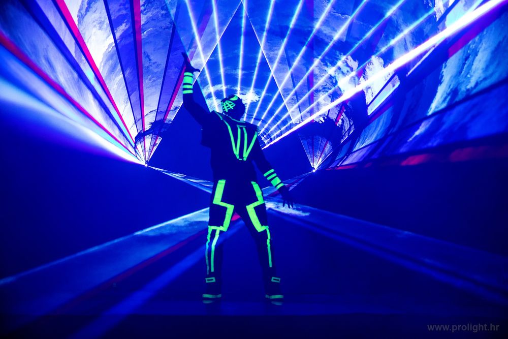 Laser show lazer shou