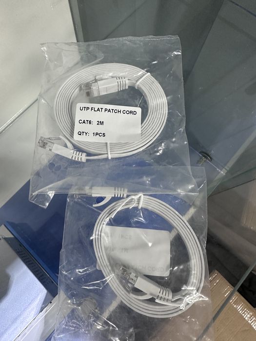 Патч-корд UTP Flat CAT6, 2 метра