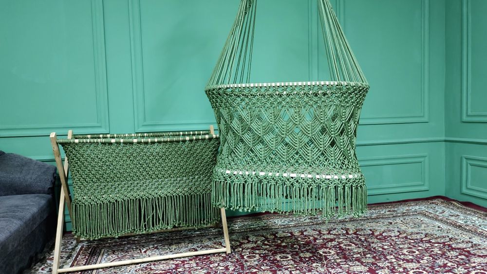 Продается детская качеля, колибел, люлька, гамак манеж и прочее макрам