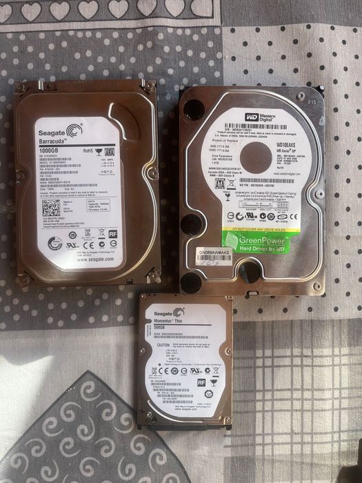 3 броя Hard disk - хард диск hdd за части