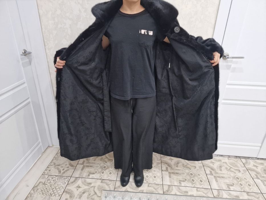 Норковая шуба б/у