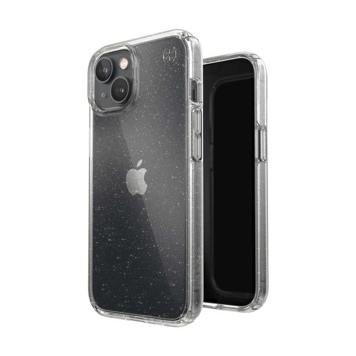 Удароустойчив калъф Speck за iPhone 13/14/Plus Presidio -Clear Glitter