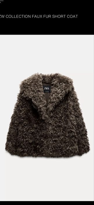 Zara палтенце НОВО теди беър М