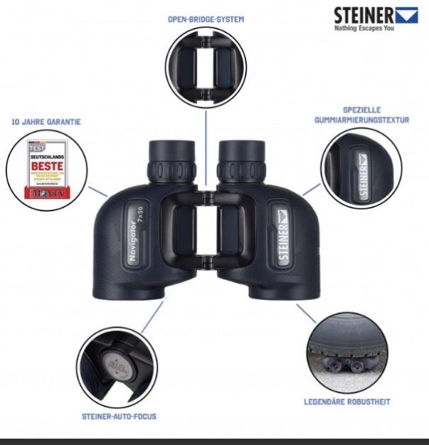 Binoclu Profesional STEINER® Navigator Pro 7x50 / Nou full ser cutie .