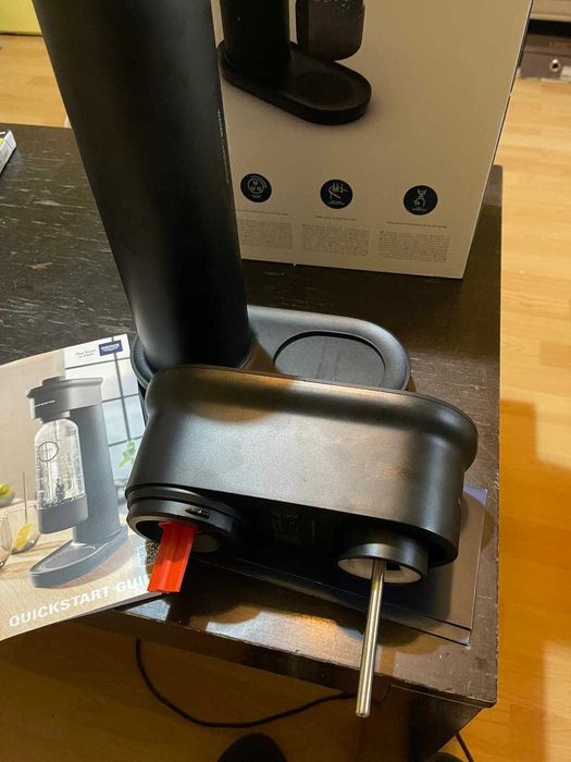 Aparat de sifon GROHE Blue Fizz cu afișaj CO2