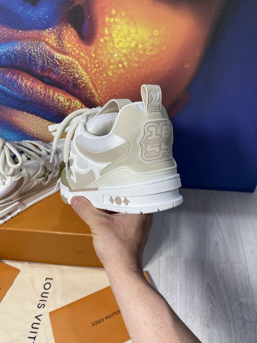 Adidasi Louis Vuitton Skate piele naturala Full Box colectie noua