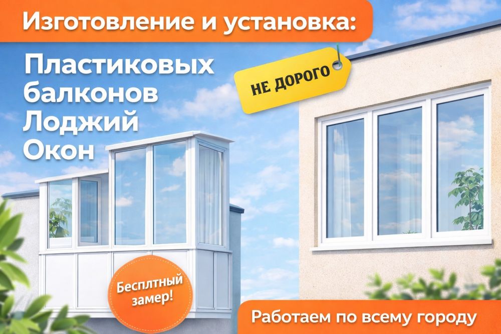 Пластиковые окна, балконы, лоджии