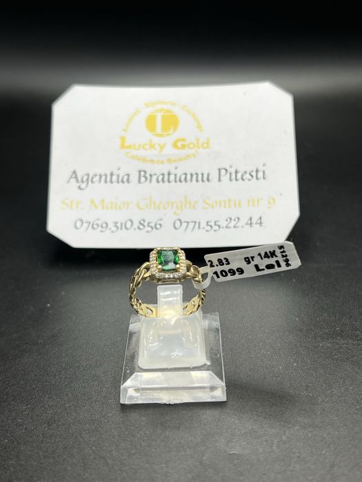 Inel aur 14k 2.83 gr marime 13 cod 21099