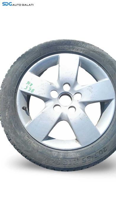 Set 4 Jante Janta Roata Roti Aliaj 205 55 16 R16 Volkswagen Scirocco 2008 - 2016 (4B0601025AA, 7Jx16 H2, ET45) [MX0751]
