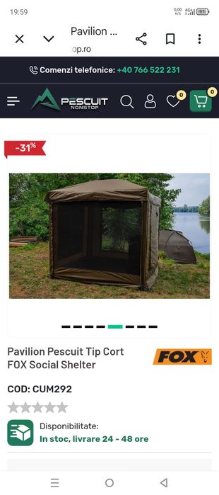 Cort pescuit Fox Social Shelter
