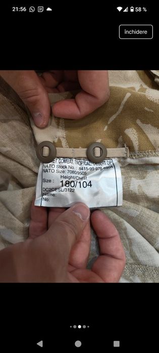 Uniforna DPM Armata britanica