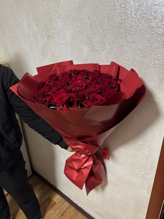 Букет из 51 розы 80 см