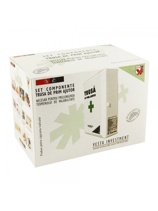 Kit trusa medicala prim ajutor pentru perete