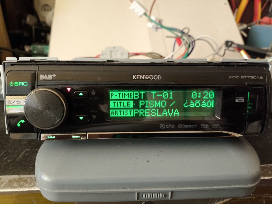 Висок клас автомобилна мултимедия Kenwood KDC-BT73DAB/DAB+ и Bluetooth