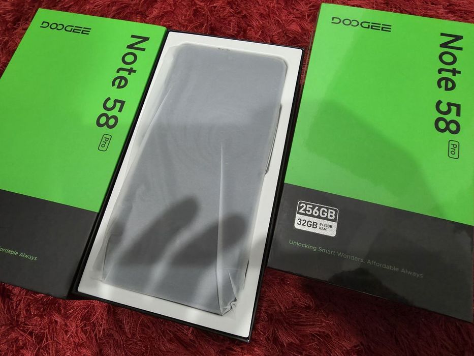 -Doogee Note 58Pro, Nou, 128Gb, 8Ram+24 extins, 0 cicluri incarcare, n