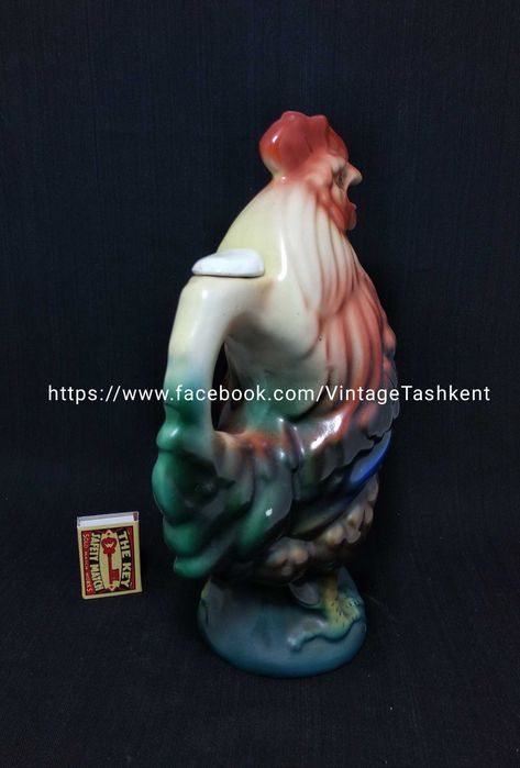 Большой фаянсовый кувшин "Петух" СССР