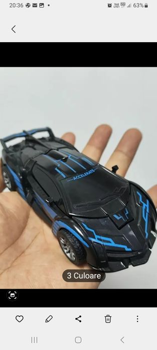 Vand masinuta jucarie Transformers noua, în cutie