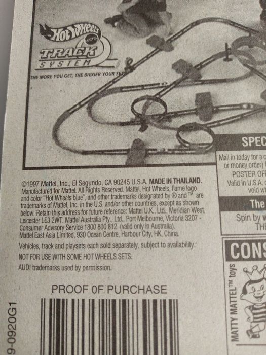 Hot Wheels 1997 года Audi Avus