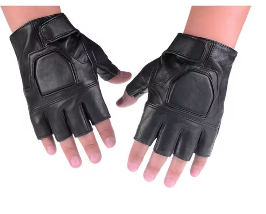 Mănuși de condus piele ecologică, mănuși unisex , negre S,M,L