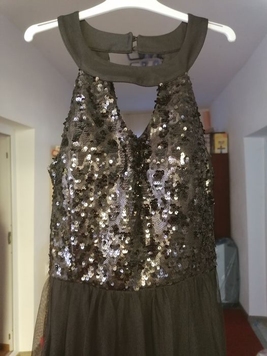 Rochie lunga cu paiete noua