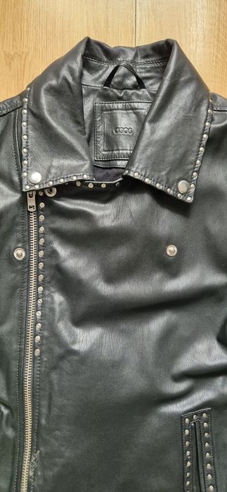 Jacheta piele naturala Asos M ca noua