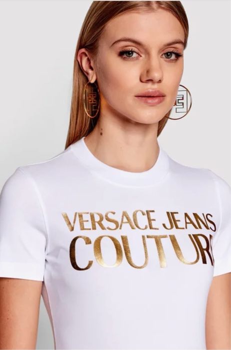 Vand Tricou Versace Jeans Couture pentru fete, bumbac 100%, model nou